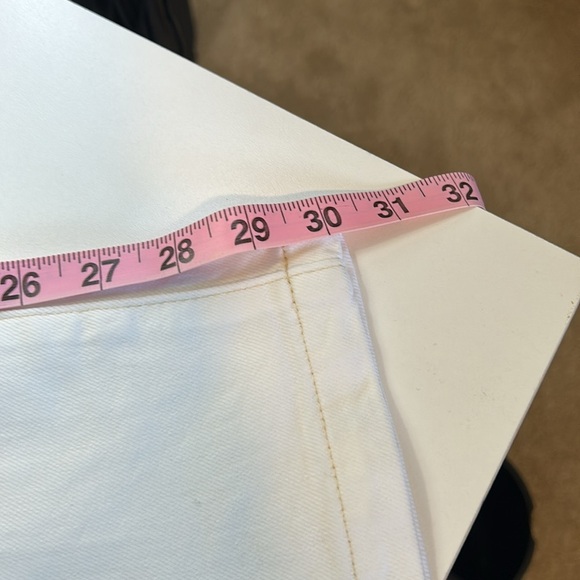 GAP 90’s  WHITE LOOSE CARGO MID RISE NWTS SIZE 29/8 - Picture 12 of 14